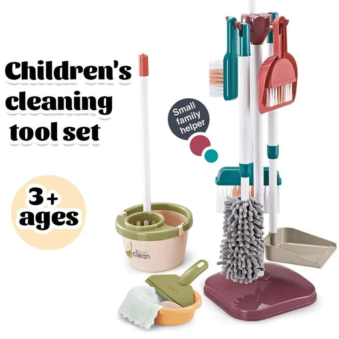 Set Aseo Juego de Limpieza Juguete Didáctico Para Niños 18 piezas - Martina Baby & Kids