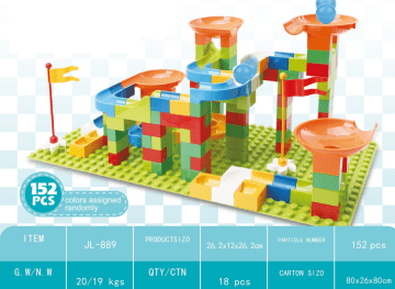 Bloques de Construcción Tobogán de pelotas 152 Piezas Martina Baby & Kids