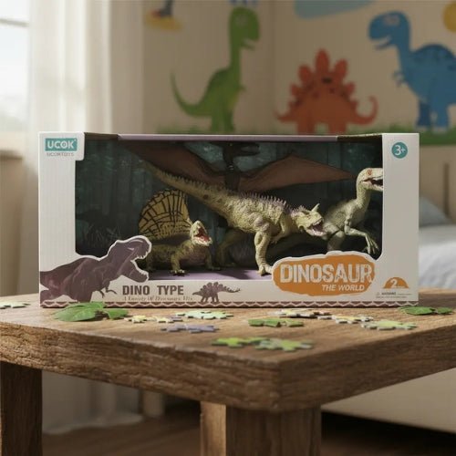 Set De 4 Dinosaurios The World - Martina Baby & Kids