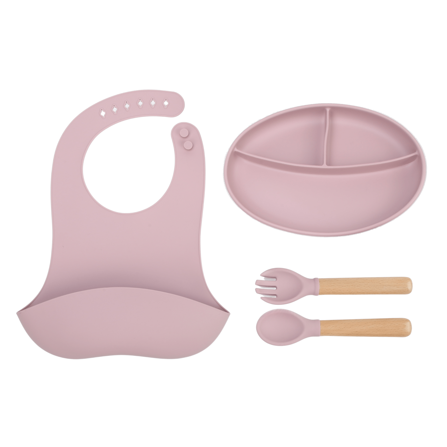 Set de Alimentación Silicona Antideslizante 4 piezas - Martina Baby & Kids