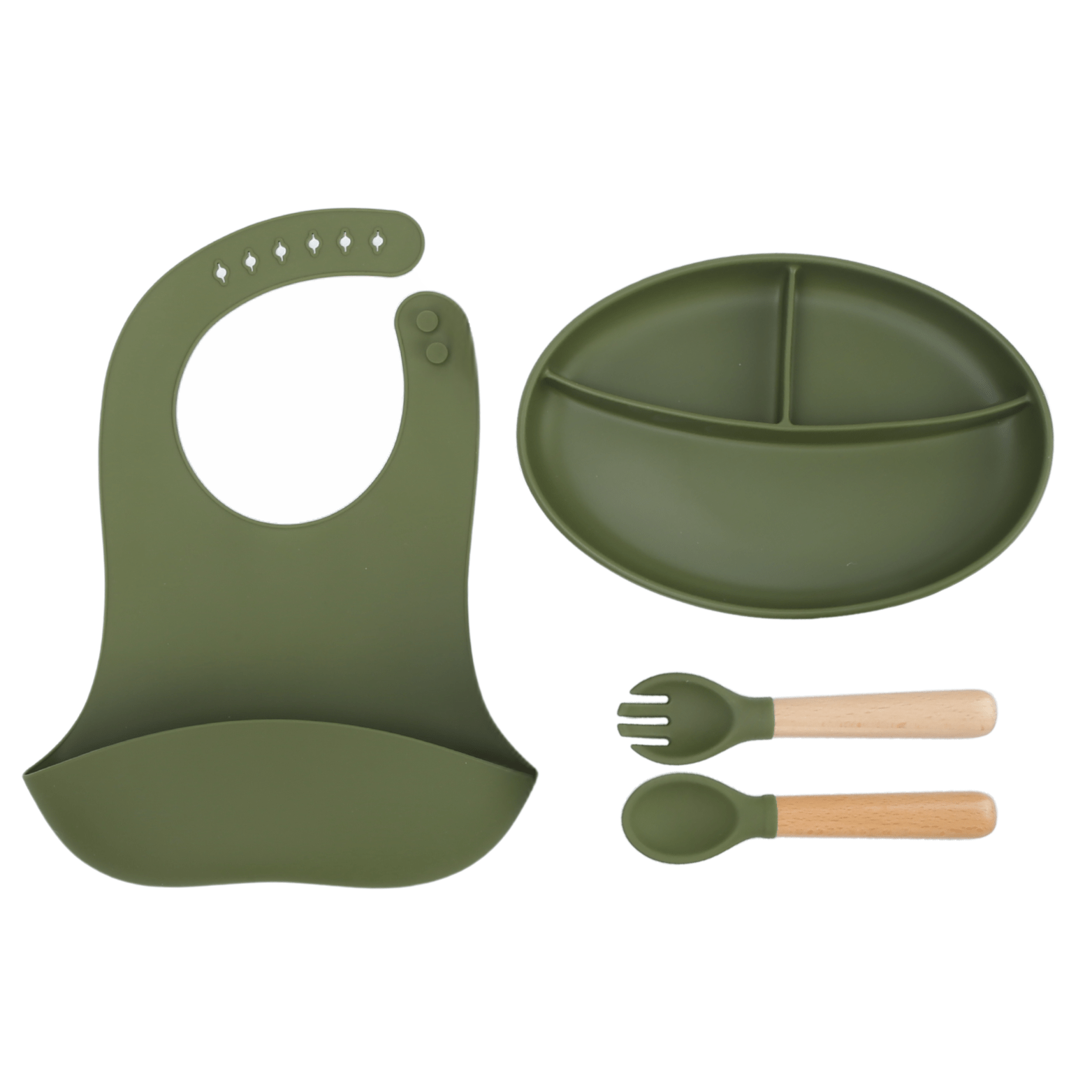 Set de Alimentación Silicona Antideslizante 4 piezas - Martina Baby & Kids