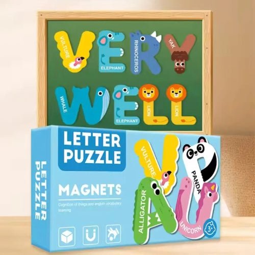 Set De Letras Mayúsculas y Números Magnéticos para Aprender Jugando - Martina Baby & Kids