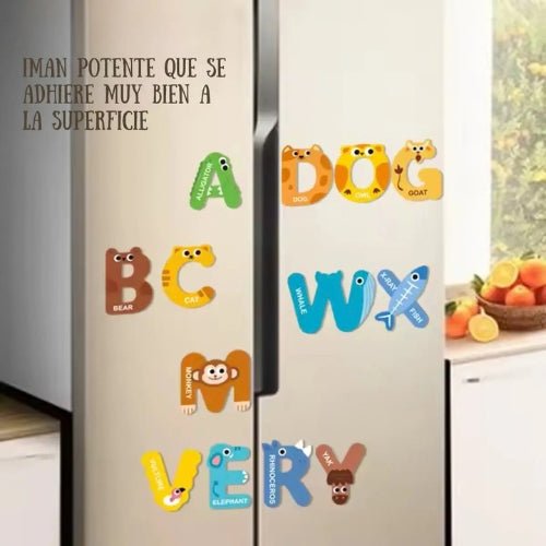 Set De Letras Mayúsculas y Números Magnéticos para Aprender Jugando - Martina Baby & Kids