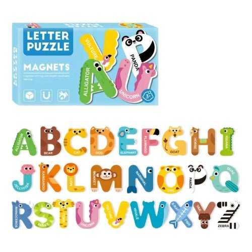 Set De Letras Mayúsculas y Números Magnéticos para Aprender Jugando - Martina Baby & Kids