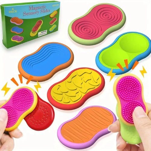 Set De Piedras Sensoriales Magnéticas Con Textura - Martina Baby & Kids