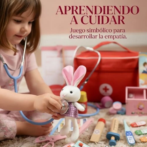 Set Juego De Roles Doctor Juego Madera Niños - Martina Baby & Kids