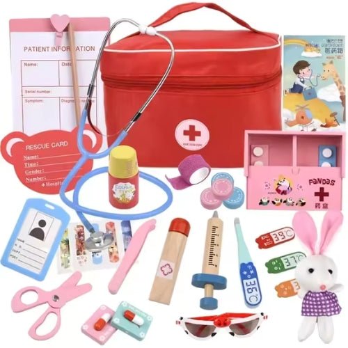 Set Juego De Roles Doctor Juego Madera Niños - Martina Baby & Kids
