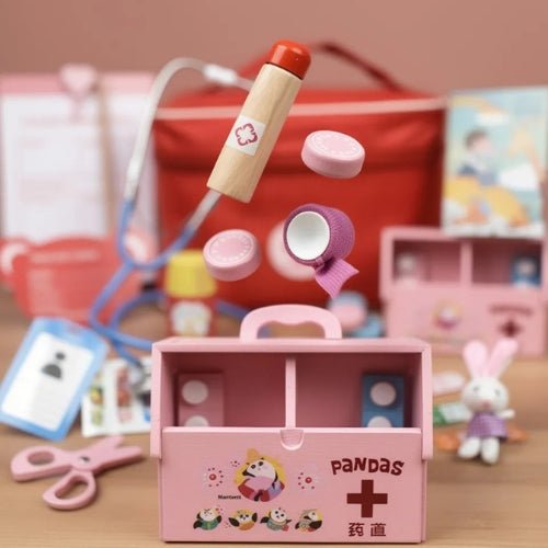 Set Juego De Roles Doctor Juego Madera Niños - Martina Baby & Kids