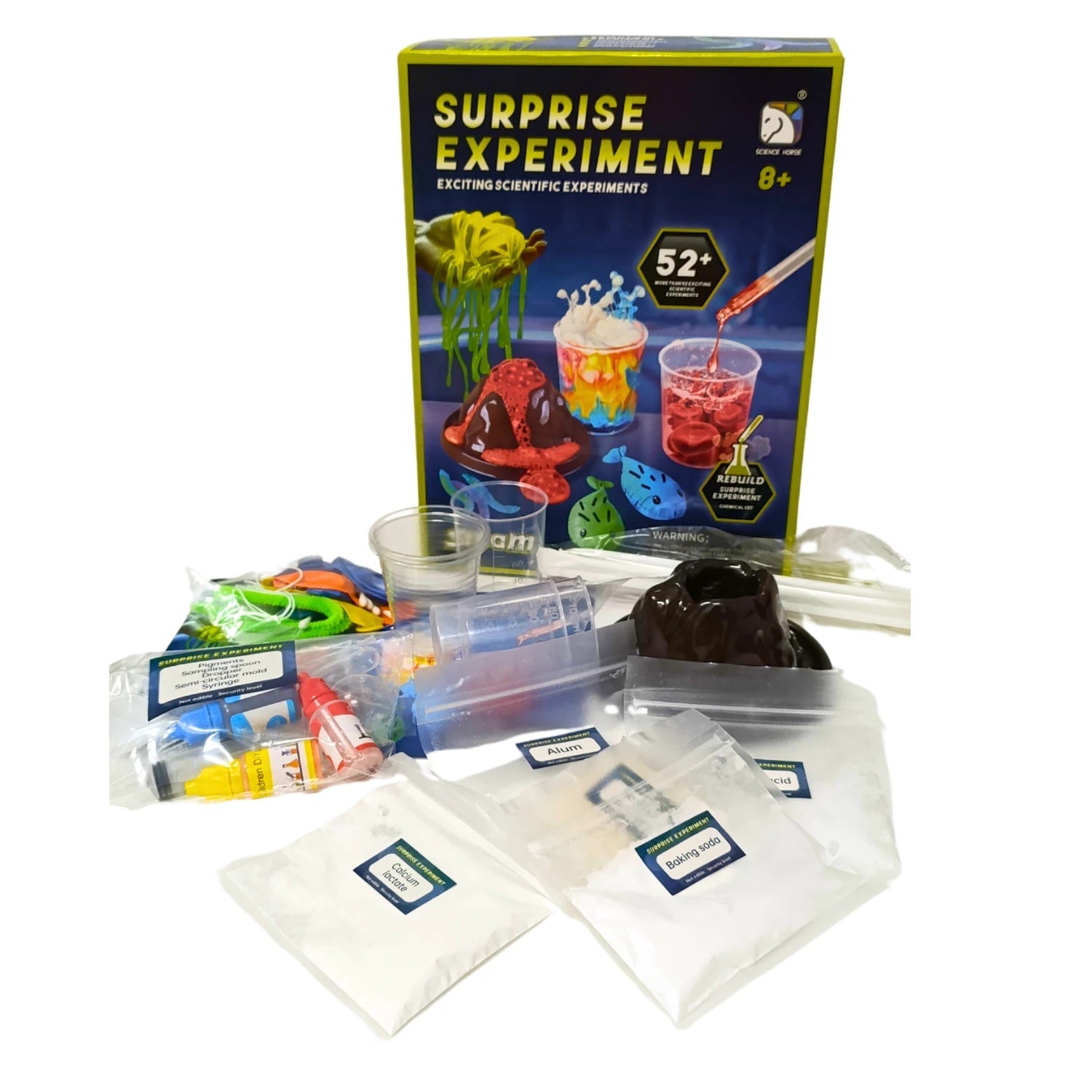 Set 52 Experimentos Cientificos Sorpresa Educativo - Martina Baby & Kids
