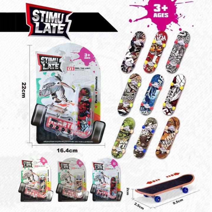 Set Patineta Mini Juego Finger Skateboard - Martina Baby & Kids