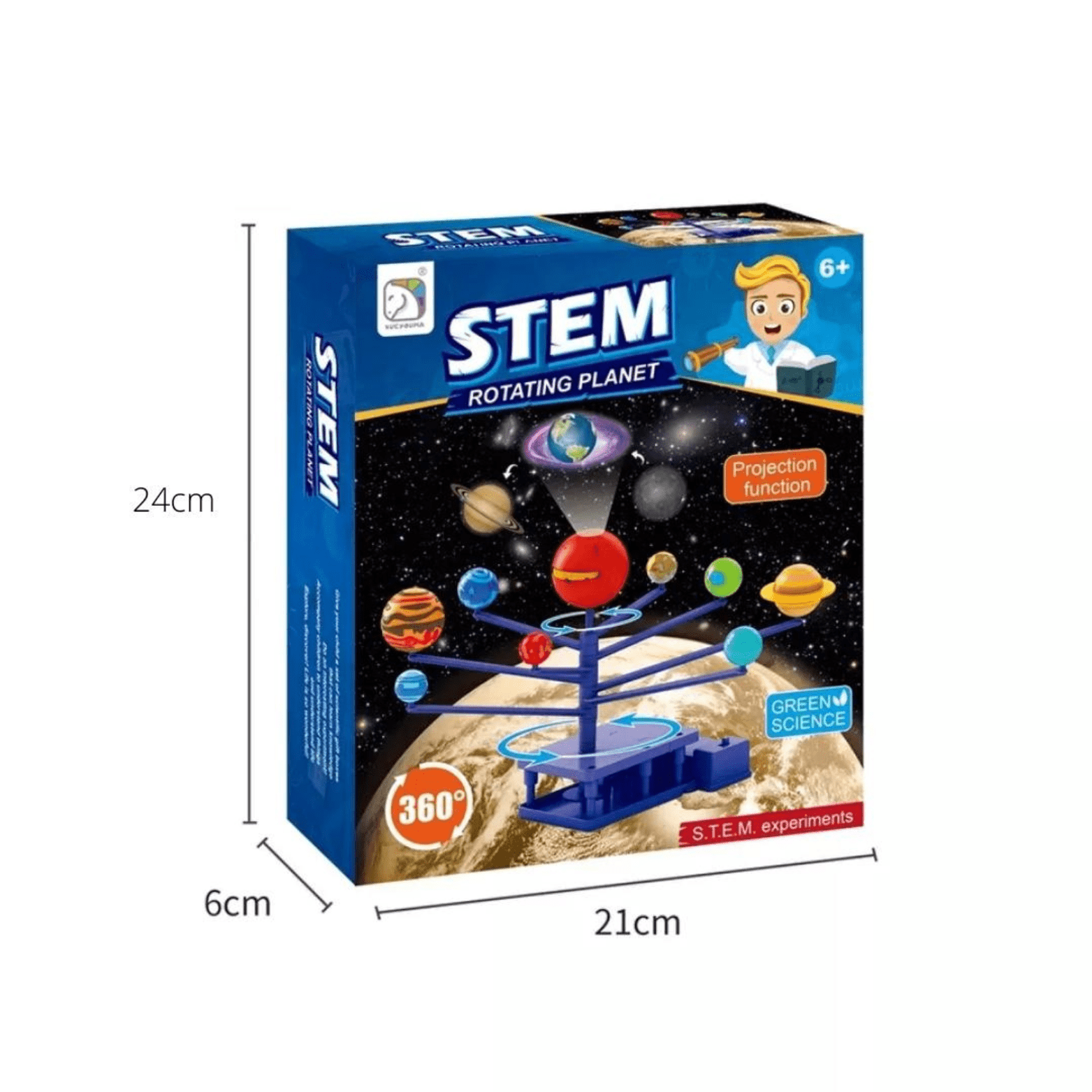 Sistema Solar 360º con Proyección Juguete Educativo - Martina Baby & Kids