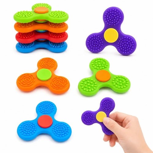 Spinner Sensorial De Silicona Multitextura Mordedor - Martina Baby & Kids