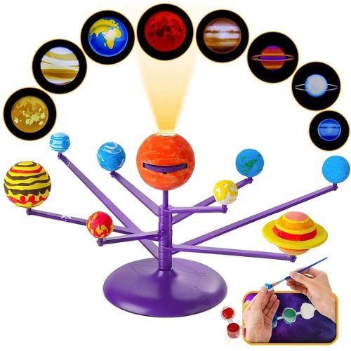 Stem Planetarium Con Proyector Para Pintar - Planetario Diy - Martina Baby & Kids