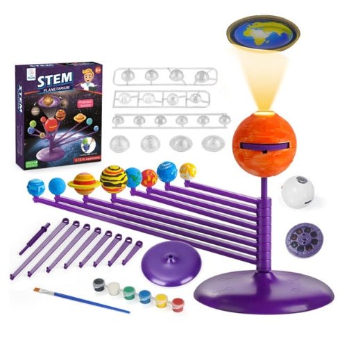 Stem Planetarium Con Proyector Para Pintar - Planetario Diy - Martina Baby & Kids