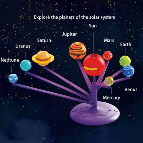 Stem Planetarium Con Proyector Para Pintar - Planetario Diy - Martina Baby & Kids