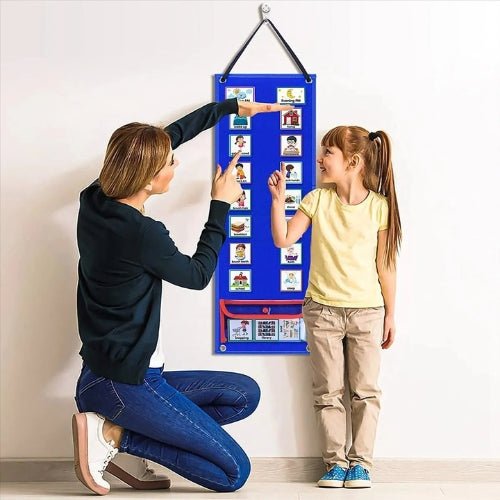 Tabla de Rutina Visual para Niños con 70 Tarjetas de Actividades - Martina Baby & Kids