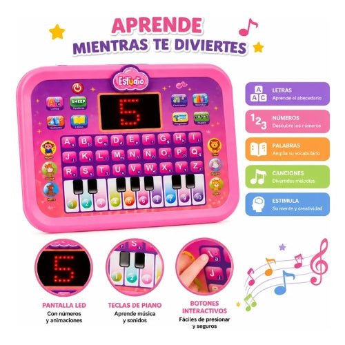 Tablet Interactiva Educativa para Niños - Martina Baby & Kids
