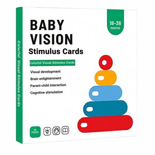 Tarjetas de Estimulación Visual Didáctico Para Bebes - Martina Baby & Kids
