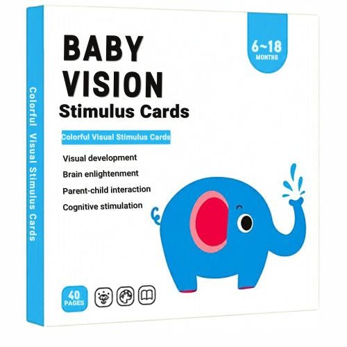 Tarjetas de Estimulación Visual Didáctico Para Bebes - Martina Baby & Kids