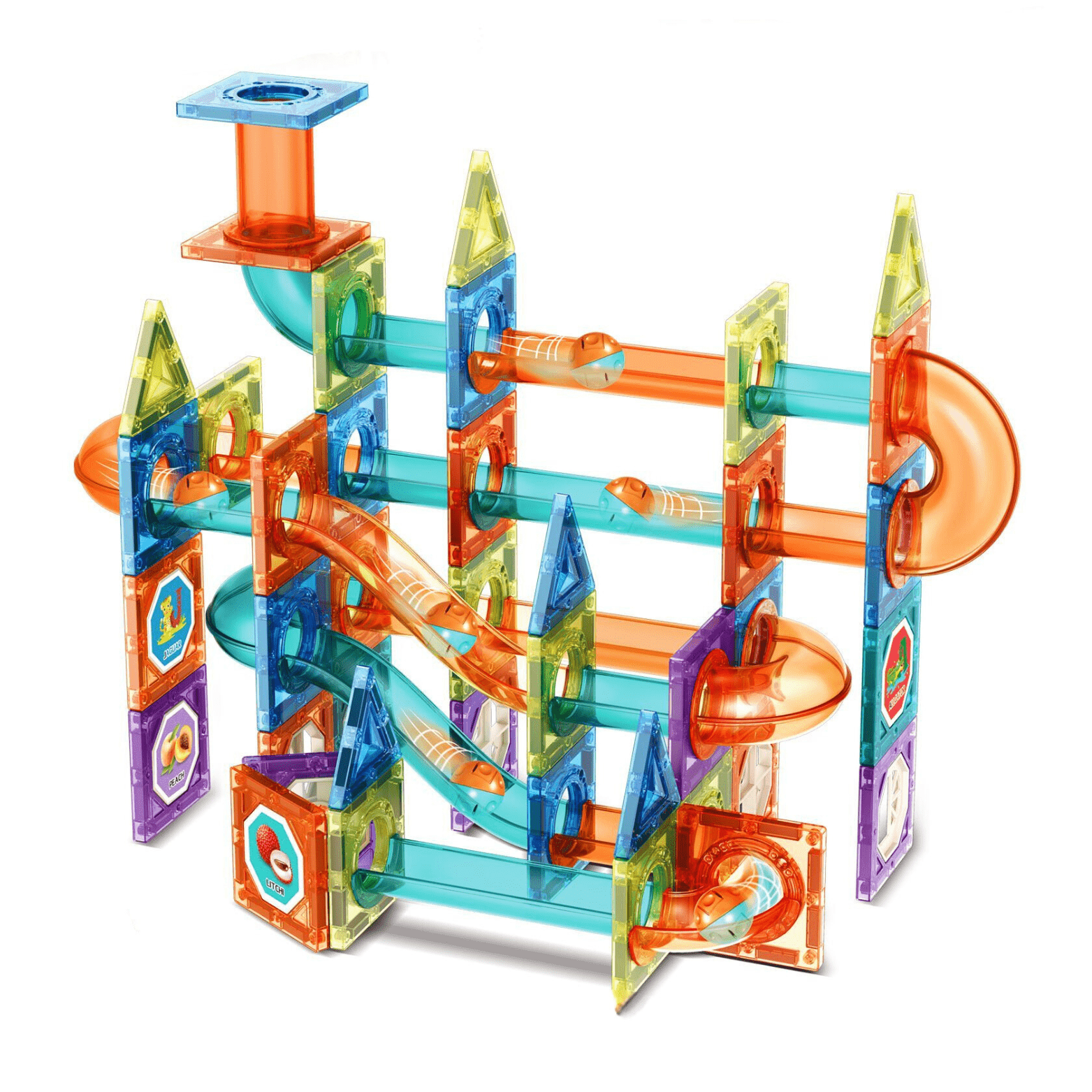 Bloques Magnéticos Set de Construcción Tobogán 98 Piezas - Martina Baby & Kids