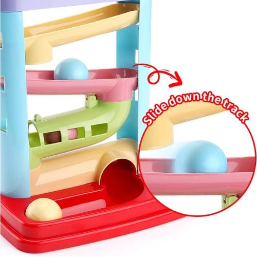 Tobogán de Pelotas con Martillo Montessori - Martina Baby & Kids