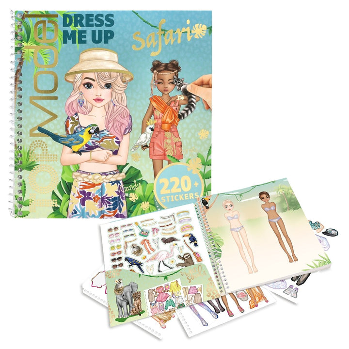 TOPModel Dress Me Up Stickerbook Safari - Martina Baby & Kids