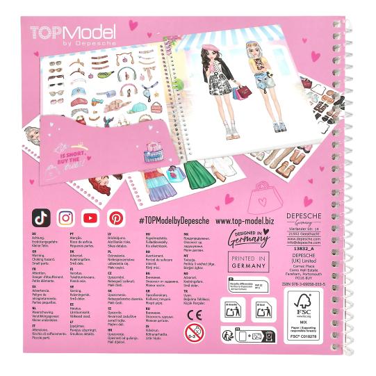 TOPModel Dress Me Up Stickerbook Shopping Tour - Martina Baby & Kids