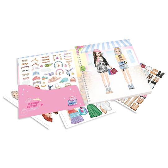 TOPModel Dress Me Up Stickerbook Shopping Tour - Martina Baby & Kids