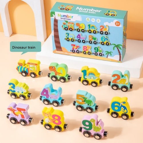 Tren Magnético De Madera Con Números Montessori - Martina Baby & Kids