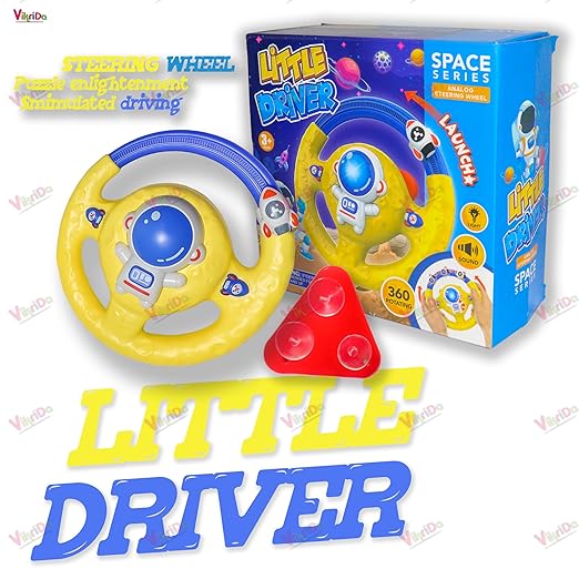 Volante de Juguete para Niños simulador con luces y sonidos - Martina Baby & Kids