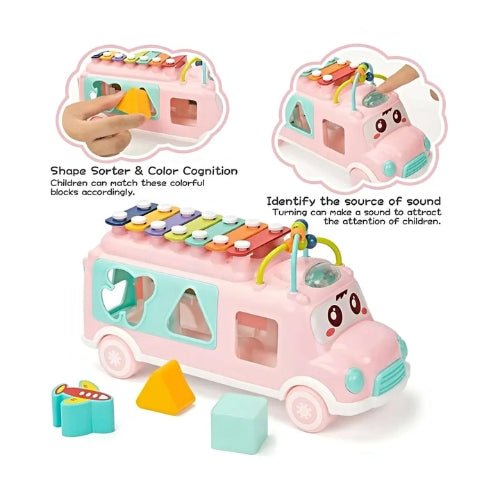 Xilófono de Autobús y Figuras de Encaje - Martina Baby & Kids