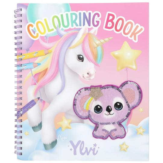 Ylvi Libro De Colorear Con Unicornio Y Lentejuelas - Martina Baby & Kids